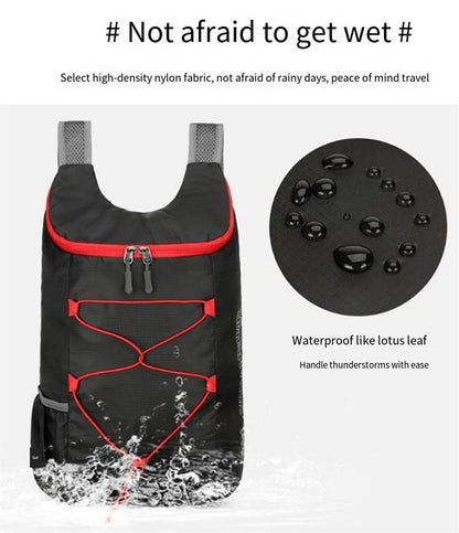 Mochila Esportiva Dobrável Multifuncional Impermeável para Camping e Caminhada ao Ar Livre Portátil para o Dia a Dia Mochila de Viagem