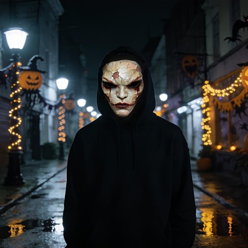 3D Breathable Mesh Full-face Mask. Perfect for Halloween, Christmas, Valentine's Day, and Themed Parties