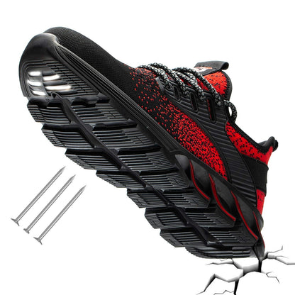 SUADEX Men Women Safety Shoes Steel Toe Boots Anti-Smashing Work Shoes Lightweight Breathable Composite Toe Men EUR Size 37-48