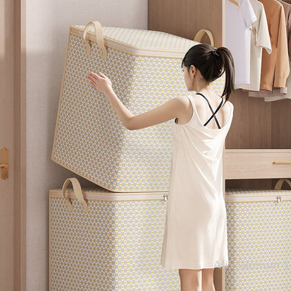 Extra Large Storage Bag - Multifunctional Bedding, Clothing, And Underwear Storage Bag With Zipper, Under Bed Storage Bag