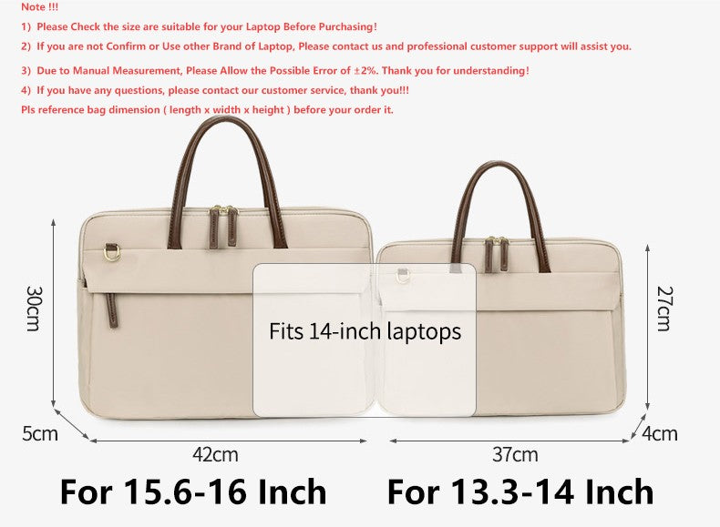 Laptop Bag 13.3 14 15.6 Inch Notebook Bag Sleeve For Macbook Air Pro 13 16 Case Xiaomi Shoulder Handbag New Waterproof Briefcase