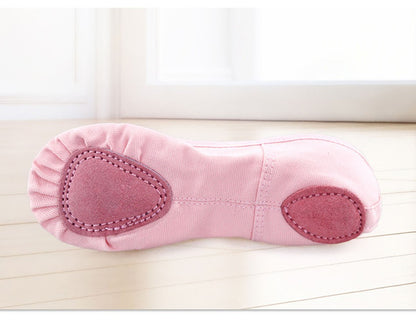 Girls Soft Bottom Non Slip Ballet Dance Shoes with Elastic Straps Perfect for Kids Yoga Dance Classes and Fitness Activities