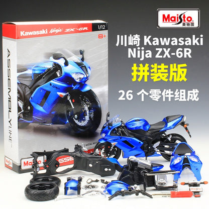 Maisto 1:12 BMW S1000RR HONDA CBR 600 RR 1000 RR KTM 690 Duke YAMAHA YZ450F Assemble DIY Motorcycle Bike Model Toy New In Box