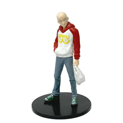 Boneco de Anime One Punch Man de 16cm, Moletom Saitama, Boneco de Ação, Herói Nível S do Diabo, Genos, Estatueta de PVC, Modelo Colecionável, Brinquedos