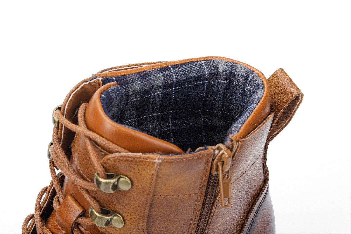 Botas masculinas retrô 2023, tamanhos 39-45, estilo confortável, de couro, para a primavera