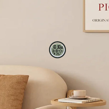 1Pcs Digital Shower Clock Easy to Use Modern Easy to Read Digital Bathroom Waterproof Wall Clock for Kitchen Bedroom Living Room