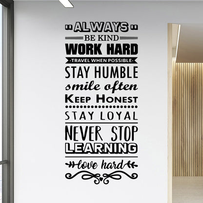 1 pc be amazing today with love words Wall Sticker Home Decor Accessories Decor Living Room home Removable Creative Stickers