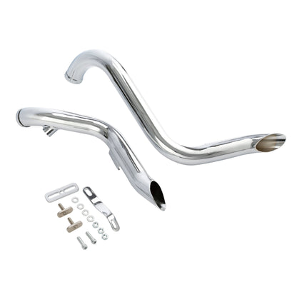 Motorcycle 1.75" Drag Pipes Exhaust For Harley Sportster XL 883 1200 Softail Dyna Touring 1984-2016