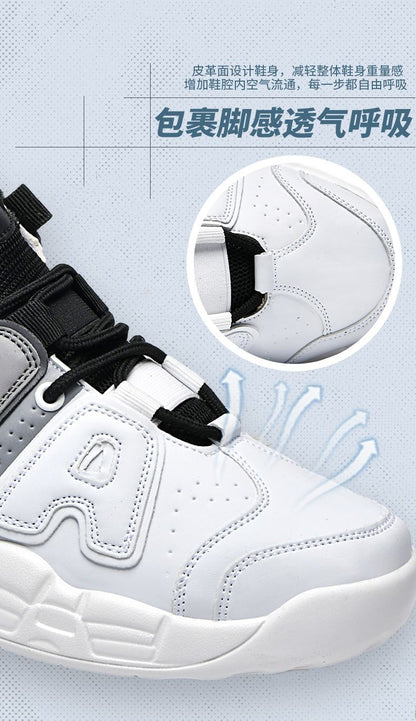 Tênis Masculino Esportivo para Corrida Maratona Amortecimento a Ar Respirável Leve Tênis Masculino para Basquete ao Ar Livre e Caminhada