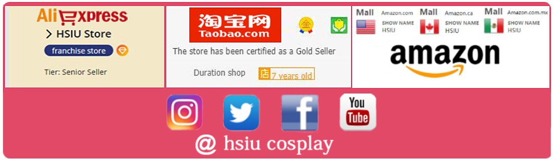 ?HSIU Brand?26 Colors 60cm Long Straight Hair Pink Gray  White purple Black pink Fiber synthetic wig + Free brand wig net