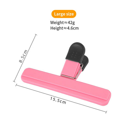 2pcs Portable Sealing Clips for Food Bags Plastic Kitchen Tool Keep Coffee/Bread/Chips/Snacks Fresh