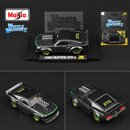 Conjunto de veículos Maisto 1:64 Ferrari Ford Chevrolet Shelby Buick Toyota Audi Nissan Muscle, série de modelos de carros em miniatura Die Cast