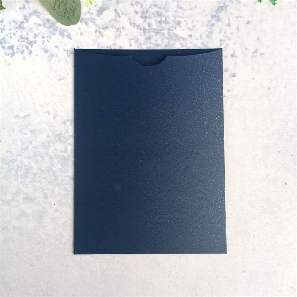 Customized Invitation Envelope, Personalized Wedding Card Holder, Blank Pocket Envelop 50 Sets
