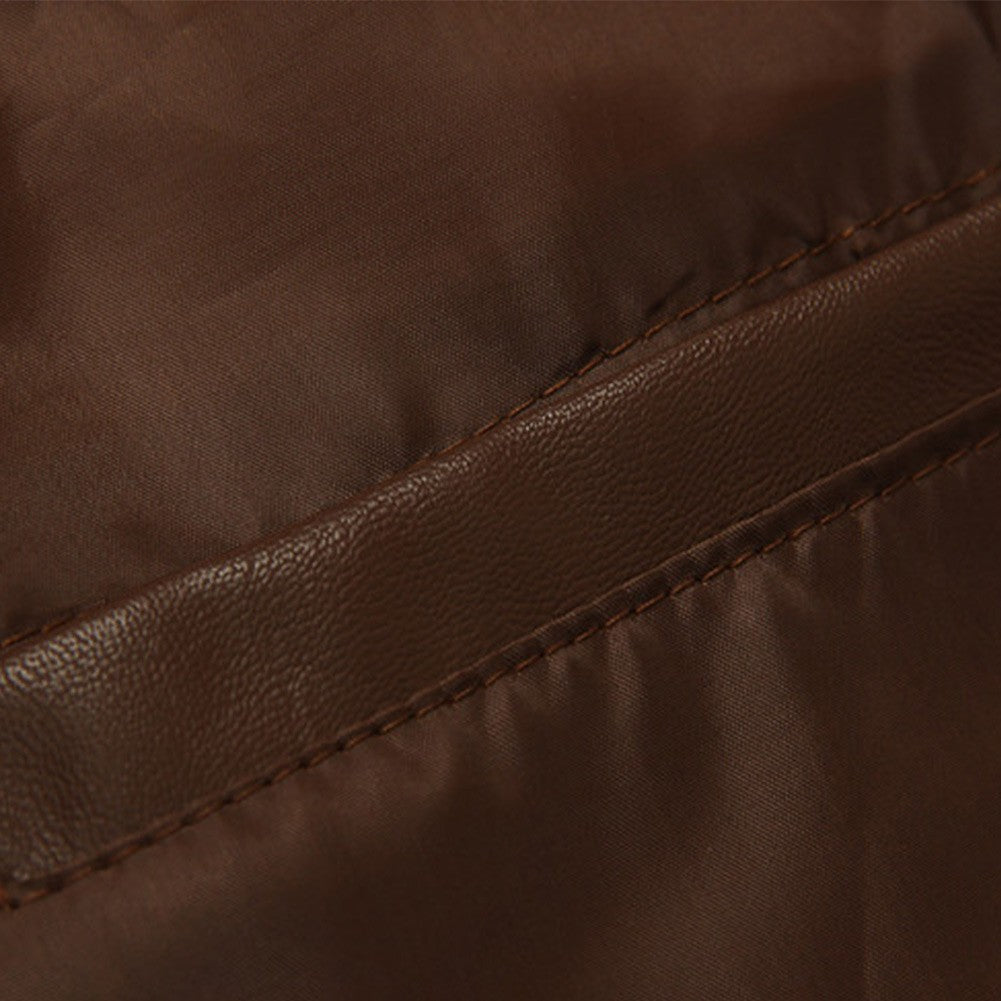 Leon Kennedy Cosplay Costume Jacktet Pu Coat Outfits Boys Men Adult Street Casual Clothing Halloween Carnival Disguise Suit