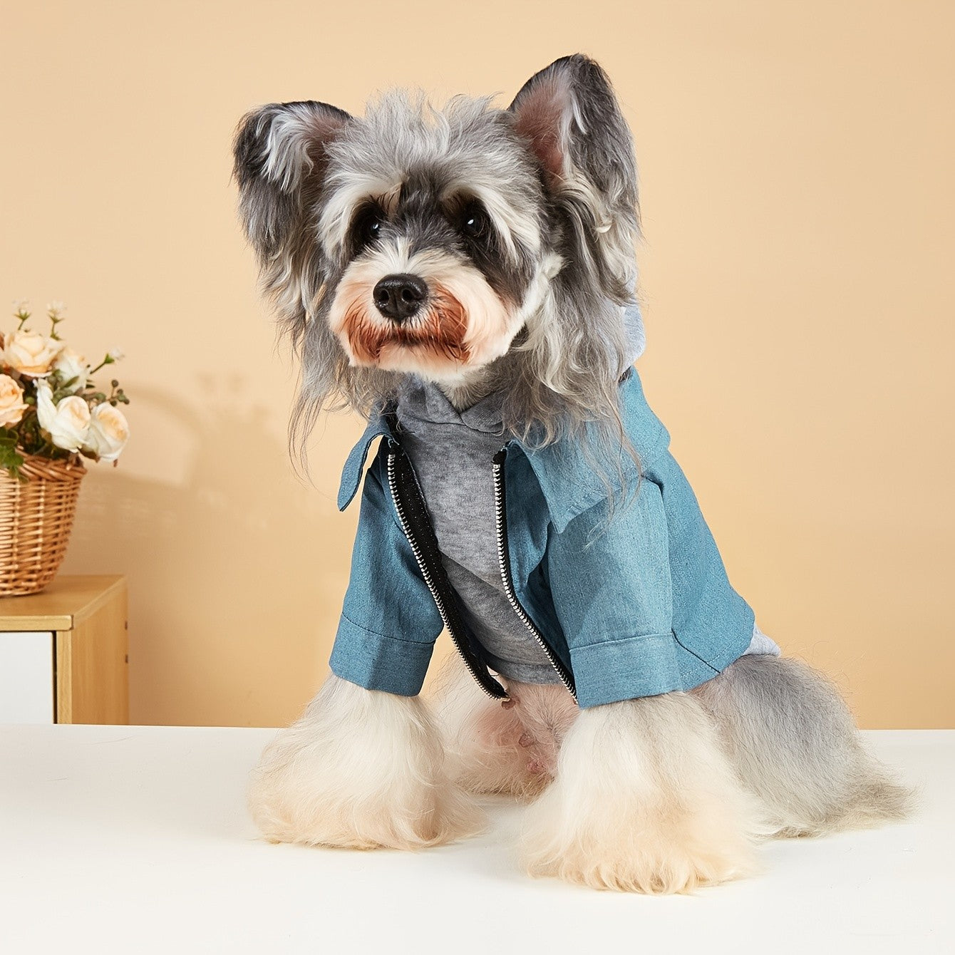 Roupas de Inverno para Cães Moletom Quentinho para Pets Casaco de Cachorro Confortável e Moderno para Cães Pequenos e Médios
