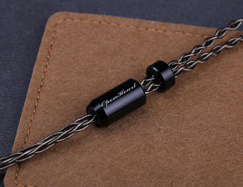 OPENHEART 8 Core Headphone Cable 1 to 2 jack dual  3.5/2.5/4.4mm Balanced Cable Silver Plated Copper Upgrade Replacement 2m 3m