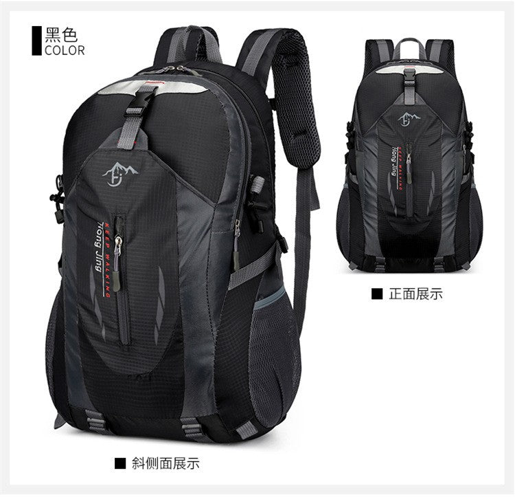 Mochila de Caminhada 40L Leve Viagem Montanhismo Mochila Impermeável Esportiva Escalada Acessórios Masculinos