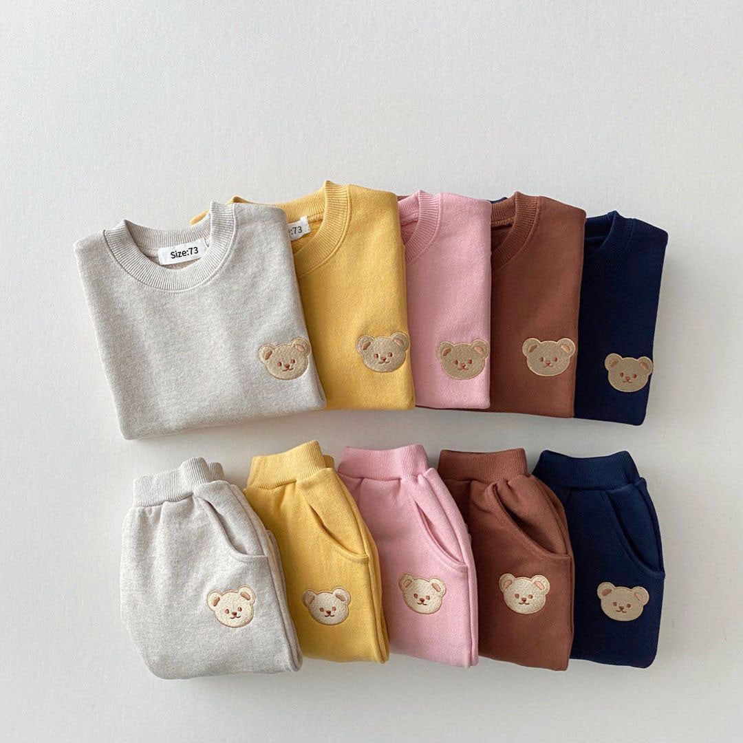 Conjuntos de roupas de bebê de uma peça para meninas recém-nascidas, macacão de manga comprida "Little Brother" para bebês meninos, conjunto de roupas para bebês meninos