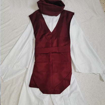 Anime Choso Cosplay Costume with Vest Neck Gaiter Belt White Elastic Pants Halloween Choso Kimono Outfits for Comic Con