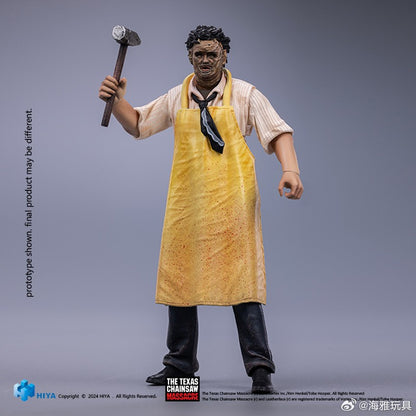 1/18 HIYA Action Figure Exquisite Mini Series Texas Chainsaw Massacre 1974 Leather Face - Killing Mask Standard Ver.