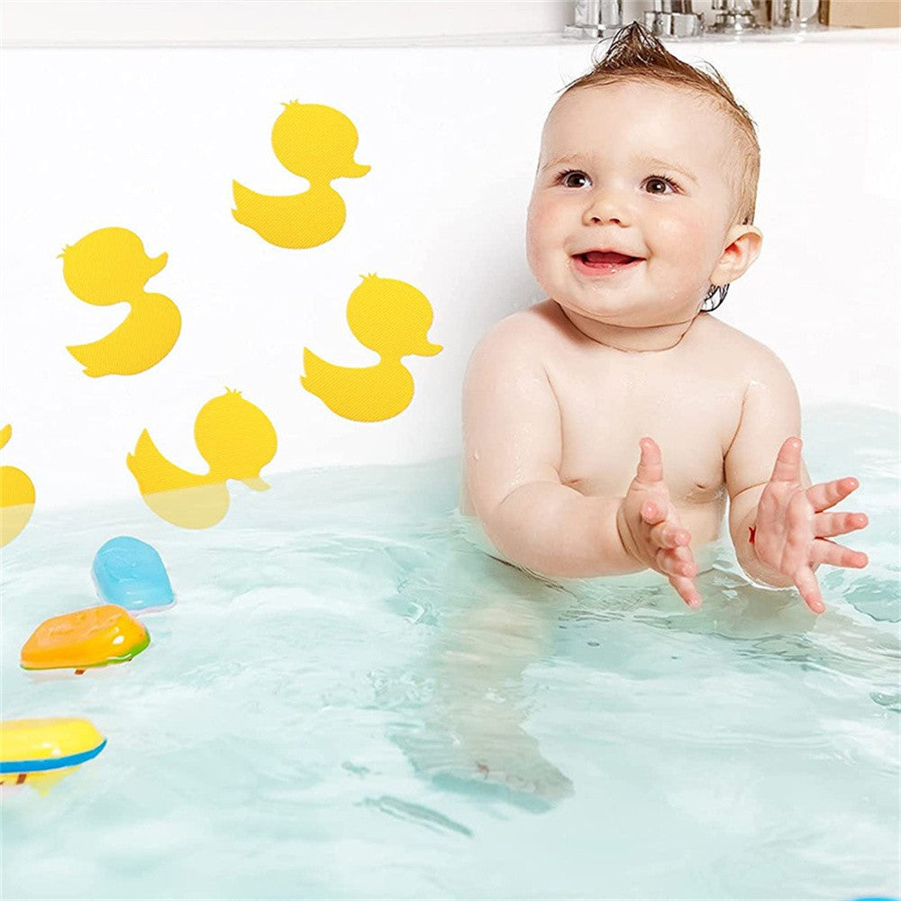 Anti Slip Bathtub Stickers Duck Shape Bathroom Flower Self-Adhesive Non Slip Bathtub Decals Stickers For Bath Shower