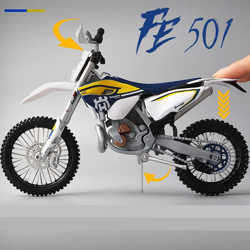 Maisto 1:12 Husqvarna FE 501 Liga de Moto Off-road Modelo de Carro de Simulação de Moto de Corrida Coleção de Modelo de Brinquedo Infantil Presente