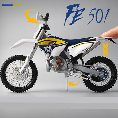Maisto 1:12 Husqvarna FE 501 Liga de Moto Off-road Modelo de Carro de Simulação de Moto de Corrida Coleção de Modelo de Brinquedo Infantil Presente