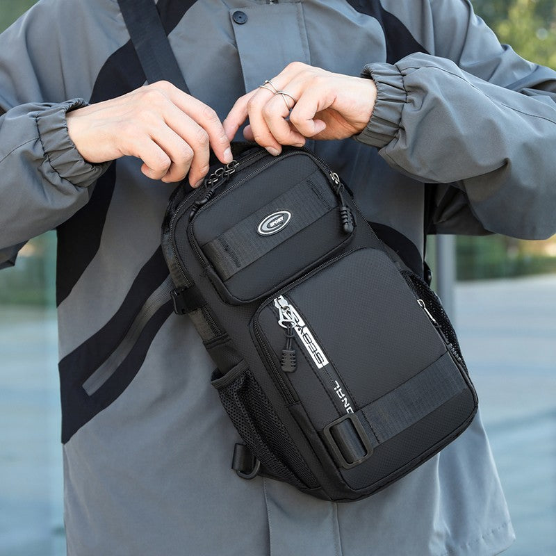 Fashion Multifunction Men's Shoulder Bag Outdoor Sling Crossbody Bags For Male Travel Trend High Capacity Sport Chest Bag