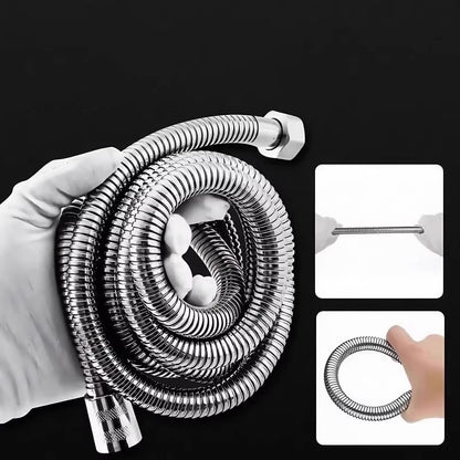 Mangueira de chuveiro flexível de aço inoxidável 1.5/2M Mangueira de água longa Mangueira de extensão Tubo de encanamento Acessórios de banheiro