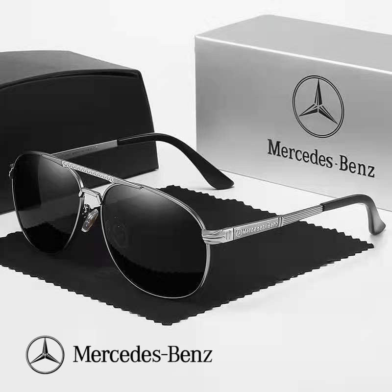 For Mercedes Benz A B C E S V Class GLB GLC GLE AMG Pilot SLK SLC ML Car High Men Anti Glare Driver Goggles Polarized Sunglasses