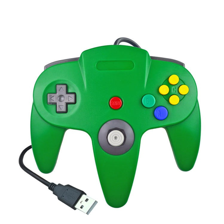 USB Wired Gamepad N64 Joystick Gamepad Controller for Mac Computer PC Handle USB Gamepad