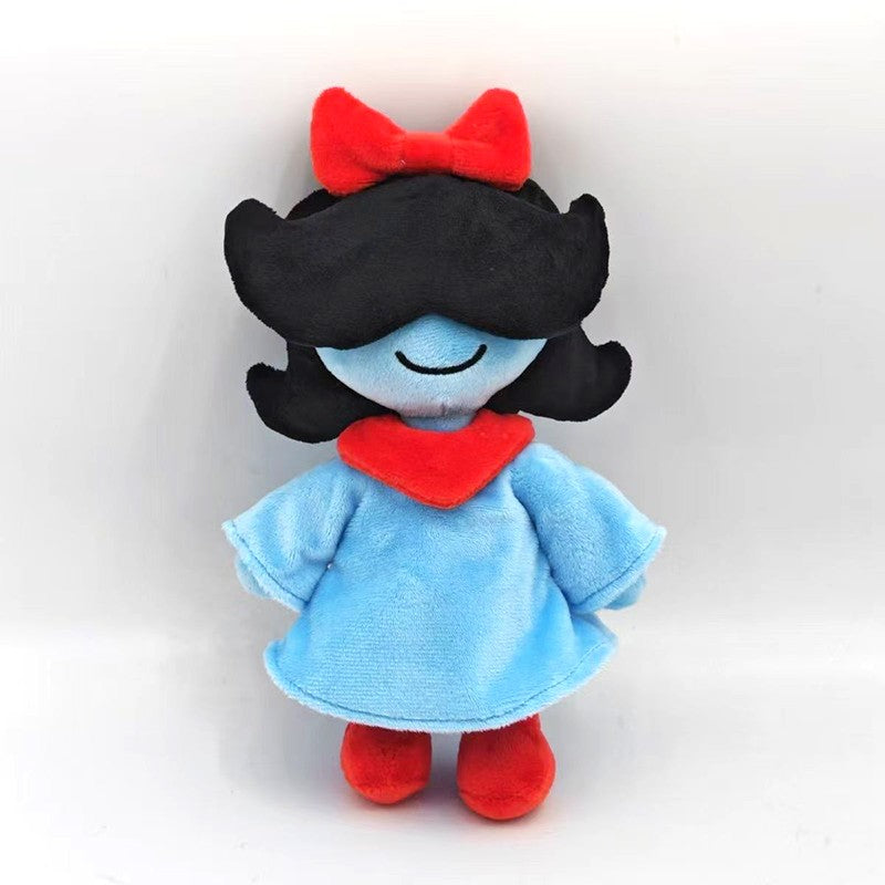 25cm Game Deltarune Aqua Plush Doll Holiday New Blue Kris Stuffed Toys Pillows Thanksgiving Day Gift XMAS PARTY Toys Decoration