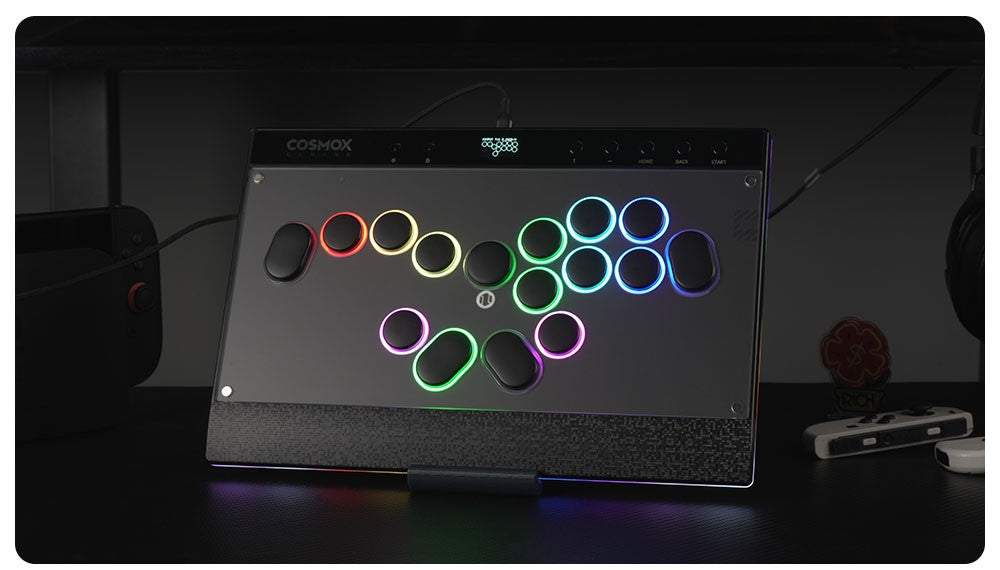 Haute42 Magnetic C16-S Joystick Hitbox Leverless Controller Stickless Arcade Stick Keyboard For PC/PS4/PS5/Switch Fight Sticks