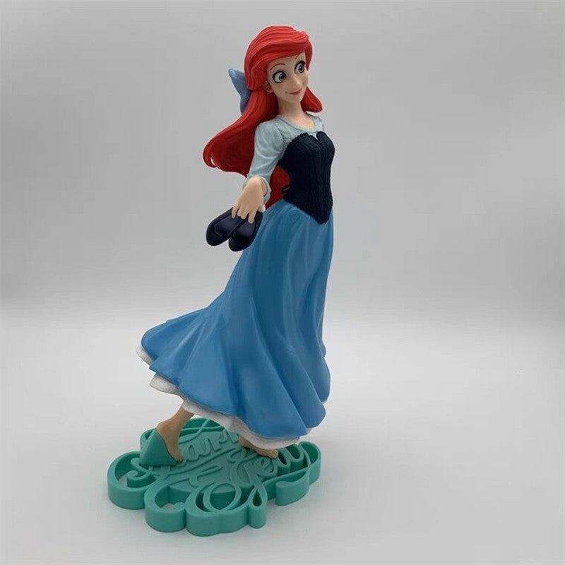 Disney Princesa A Pequena Sereia Ariel Bonecos de Ação Brinquedos Anime Brinquedos Presentes para Crianças Presentes Fofos para Crianças Boneca de Coleção