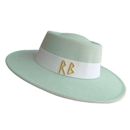 Fedora Chapéu de Copa Reta Chapéu de Outono/Inverno Chapéu RB Britânico Francês Chapéu de Copa Reta Chapéu Punk Jazz Chapéu de Aba Larga Gorras ??
