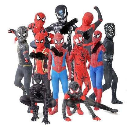 Spider-Gwen Official Adult Zentai Halloween Costume - Hooded Spandex Jumpsuit with Pull On Spandex Mask