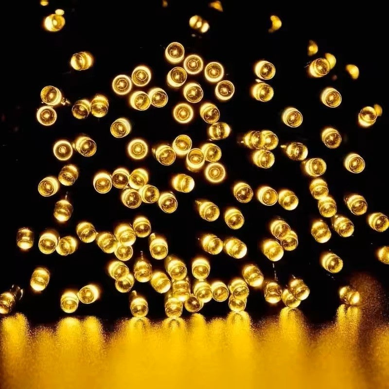 Large Solar Panel Fast Charge Lamp Outdoor Solar String Fairy Light Waterproof Garland String Lights For Christmas Party Garden