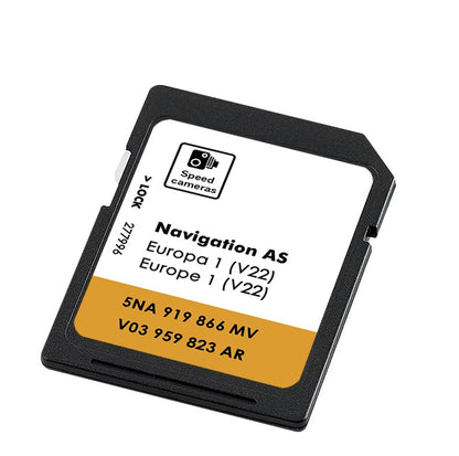 New Genuine V22 2025 for VW Volkswagen MIB2 Discover Media Map Sat Nav SD Card AS Europa UK