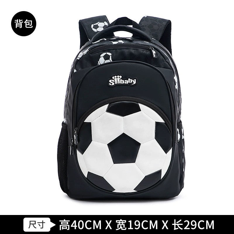 Mochila Infantil Menino Futebol Escolar Anime para Crianças Adolescentes Viagem Mochila Escolar