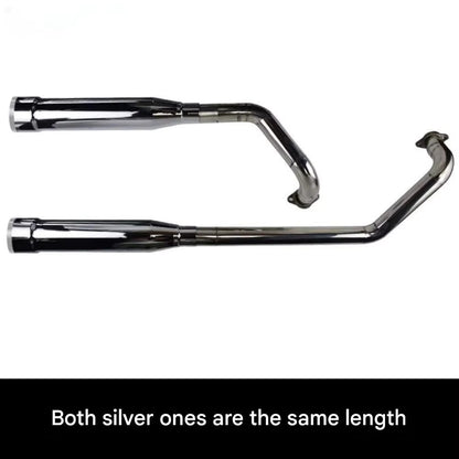 For BENDA Chinchilla 300 modified accessories, double snake-shaped exhaust pipe, deep bass with rich horse hoof sound