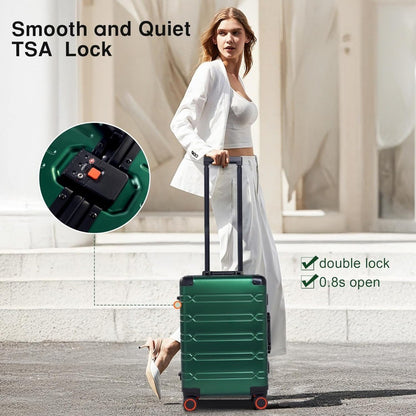 Aluminum Carry On Luggage 22x14x9 Airline Approved, Zipperless Luggage Premium Aluminum Suitcase Luggage, Hard Shell Carry On.