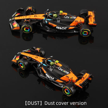 Bburago 1:43 2025 McLaren Racing MCL39 F1 Liga Modelo Formula Automóvel Brinquedo #4 Norris #81 Piastri Miniatura Estática Fundida