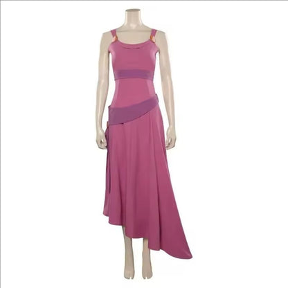 Hercules Megara Hades Cosplay Costume Cartoon Movie Outfits Men Women Dress Robe Halloween Carnival Party Role Play Suits