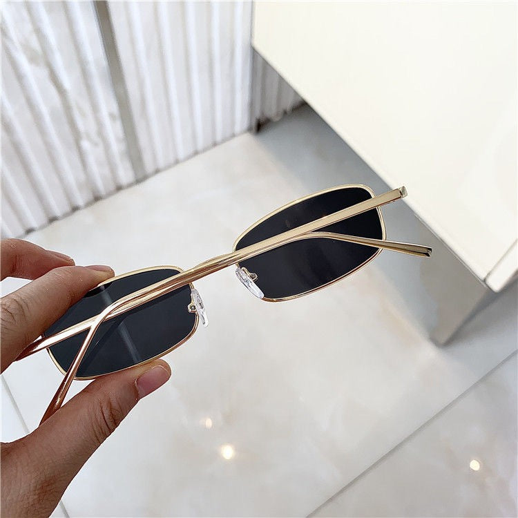 New Small Frame Rectangle Sunglasses Women's Brand Designer Square Sun Glasses Classic Men's Vintage Eyewear UV400 Gafas De Sol