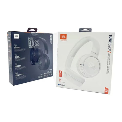 Fone de ouvido JBL Tune 520BT T520BT 100% Original sem fio Bluetooth 5.3 com conexão multiponto e suporte para Siri e Google Assistant