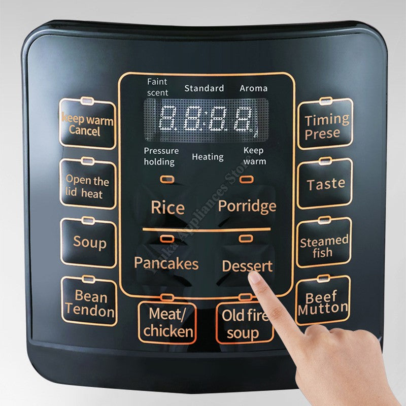 Panela de Pressão Elétrica 6L? Multicook 6 em 1 Panela de Pressão Panela de Cozedura Lenta Saltear Cozinhar a Vapor?