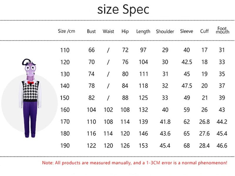 Inside Out Cosplay Costume Inside Out 2 Cartoon Anger Fear Sadness Anxiety Kids Boy Girls Halloween Carnival Party Dress Up