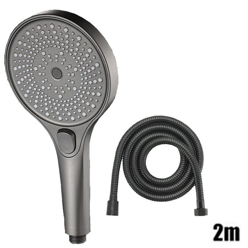 Chuveiro de tela grande com 3 modos de velocidade, acessórios portáteis para chuveiro, suprimentos de banheiro, kit completo de acessórios de chuveiro