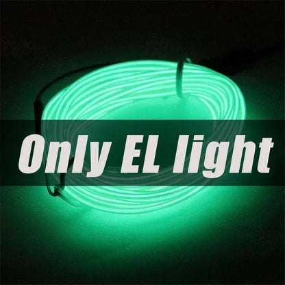 1M/3M/5M Flexible Neon Light Ball Dress Decoration Light EL Luminous Cable Party DIY Atmosphere Light Waterproof LED Strip