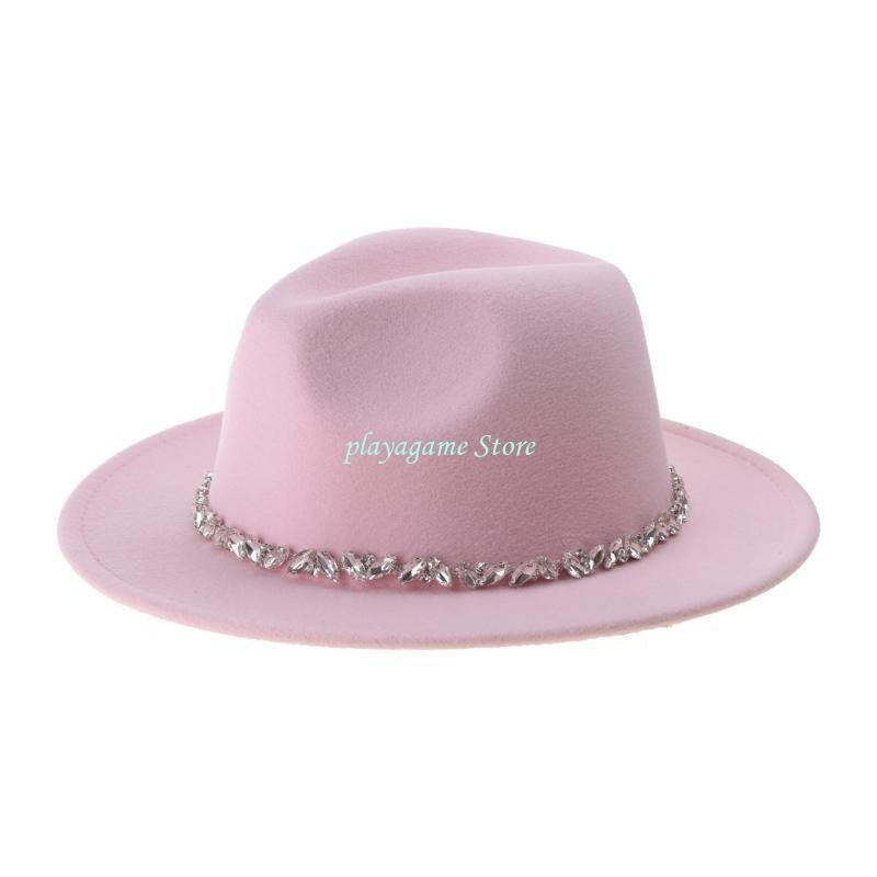 Chapéu de Cowboy Y88A para Meninas, Chapéu de Cowgirl Brilhante com Glitter, Strass e Cinto, Chapéu de Festa de Aniversário, Acessórios para Fantasia